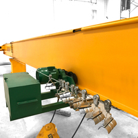 Grúa pórtico monoviga eléctrica de 20 toneladas tipo MH con motor especial Nanjing trifásico de CA 380V y control remoto por radio