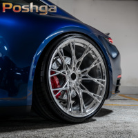 Jantes forgées 5x120 5X114.3 5x130 18 19 20 21 pouces, jantes en alliage chromées pour BMW Audi 911 C8 Corvette E46 A5 A6