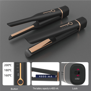 Piastra per Capelli Portatile Ricaricabile Senza Fili Resistente al Calore con Etichetta Privata - Product Image 2