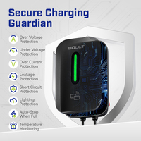 Cargador de Pared para Vehículos Eléctricos Tipo 1 Tipo 2 GB/T 7-22kW 16-48A Cable de 5m Clasificación IP54 Garantía de 24 Meses Compatible con Todos los Vehículos Eléctricos