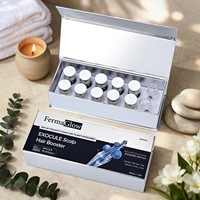Sérum Professionnel 50000ppm pour la Croissance Capillaire, Booster de Cuir Chevelu à base d'Exosomes Végétaux et de Spicules d'Algues Spongilla, pour le Renforcement des Follicules et la Microneedling