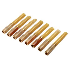 الشركة المصنعة للبيع بالجملة أنبوب قرن الثور الراتنج ذات المناظر الطبيعية الخلابة نفس سميكة ورقيقة مرشح الاستخدام المزدوج الفم المستقيم - Product Image 3