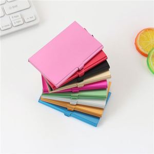 Porte-cartes de visite en métal personnalisé, étui portable en aluminium pour cartes bancaires et de crédit - Product Image 1