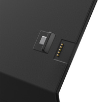 Keyboard Nirkabel 2.4Ghz Smart Magnetic Levitation Ukuran Penuh dengan Switch Scissor, USB-C, 7-RGB Backlit, dan Penyangga Pergelangan Tangan