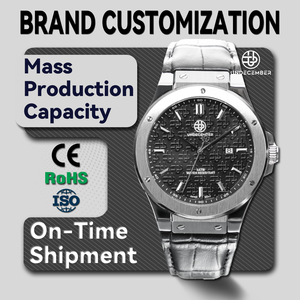 Fabbrica di Orologi Undecember, ODM/OEM, Produttore di Orologi al Quarzo di Moda per Coppie, <span class=keywords><strong>Orologio</strong></span> al Quarzo in Pelle Personalizzato con Logo - Product Image 1