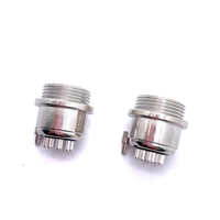 Connecteur de câble métallique Soulin M16 Gx16 10 broches BNC mâle, fiches audio et vidéo avec bornes de positionnement, bonne conductivité