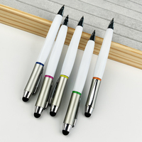 Stylo bille en plastique de haute qualité, arc-en-ciel, avec logo personnalisé imprimé, poignée en caoutchouc doux au toucher, largeur d'écriture de 1,0 mm