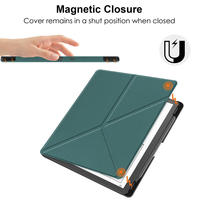 Étui pliable pour Kindle Scribe 11 pouces 2025/2026 avec emplacement intégré pour stylet, fonction veille/réveil automatique intelligente, antichoc, protection, logo personnalisé