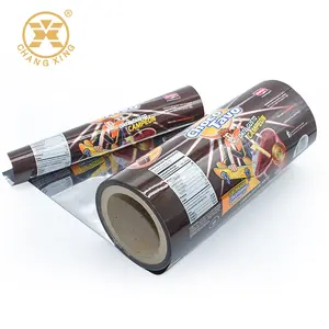 Thực Phẩm Lớp Sô Cô La Bột Bao Bì Foil Phim Tùy Chỉnh In Nhôm Nhựa Cán Cuộn Phim Cho Chips