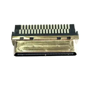 SCSI מחבר DB הלחמה כוס סוג זכר כבל SCSI מחבר MDR 68pin 51/72/100/50/44/37pin SCSI הלחמה מחבר כבל