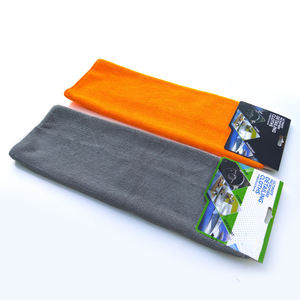Serviette de séchage pour voiture en microfibre haute absorption, personnalisée, 30*30 40*40 cm, 400 GSM, non pelucheuse, pour lavage et nettoyage automobile - Product Image 5