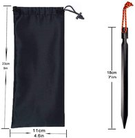 Piquets de tente en aluminium, 7075, pour l'extérieur et l'intérieur, le jardin, accessoires de Camping, nouveauté