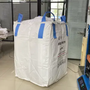 Bolsa de polipropileno tejida a granel para cemento y arena, saco de gran tamaño, súper jumbo ton fibc, 1000kg, 1500kg, 1 tonelada, 2 toneladas, resistente al agua