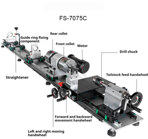 Nouvelles machines à tourner approuvées 7075A/<span class=keywords><strong>D</strong></span> à vitesse variable et améliorées pour la réparation de queues de billard, de snooker et de pool - Product Image 5