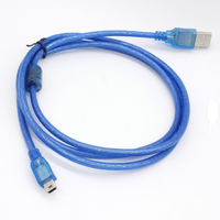 Nuevo Producto al por Mayor, Cable Transparente Azul, Cobre Puro, Carga Rápida, Micrófono para MP3, MP4, Computadora e Instrumentos Musicales