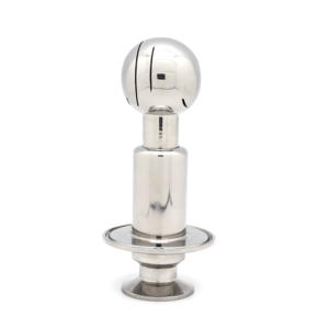 이중 클램프 청소 볼 탱크 피팅 하이 퀄리티 SS304 SS316L 스테인레스 스틸 2Bar 1/2 "-2" OEM ODM 로터리 스프레이 볼 - Product Image 1