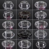Gobelets jetables pour thé à bulles Boba 16oz 500ml 24oz 700ml, gobelets à thé au lait personnalisés avec logo, gobelets en plastique en forme de U