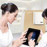 Analyseur de peau facial professionnel MC88 AI LED Magic Mirror, WiFi, certifié CE Rohs, technologie 5 spectres, utilisation en salon de beauté
