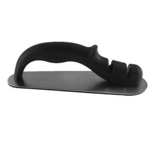 Aiguiseur de couteaux Yuyao en acier inoxydable, manuel, multi-grains, en acier au tungstène, avec base, pour la cuisine et l'usage domestique - Product Image 1