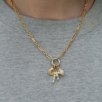 925 argent Sterling 18k plaqué or rond fermoir poussoir pendentif trombone chaîne bricolage breloque collier bijoux pour femmes