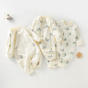 Mameluco para Bebé 2023, Informal, Sin Costuras, 100% Algodón, Mono de Capa Base para Primavera y Otoño, Cierre de Botones, <span class=keywords><strong>Ropa</strong></span> para Recién Nacido - Product Image 1