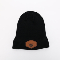Bonnets en laine personnalisés avec broderie à la main en cuir Voyage en plein air Quotidien décontracté Résistant à l'eau Concevez votre propre style