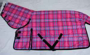 Manta Impermeable para Caballos 2026, Tejido 1200D, Material Duradero y Colores Personalizados para Protección del Caballo en Invierno - Product Image 5