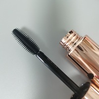 50 tubes de mascara liquide vides en PETG noir dégradé or rose de 18 ml, grande capacité, avec logo personnalisé imprimé, en stock, prêts à l'emploi (RTS)