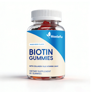 Gomitas de Biotina, Colágeno y Vitaminas, Sabor a Bayas Mixtas, Suplemento para Blanquear la Piel y el Crecimiento del Cabello con Vitaminas <span class=keywords><strong>B</strong></span>, C y E para Cabello, Piel y Uñas - Product Image 1