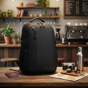 <span class=keywords><strong>Mochila</strong></span> para Portátil 2026, Diseño Clásico y Simple, Impermeable, de Alta Densidad, Elegante y Resistente, para Viajes - Product Image 1