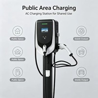 Estaciones de Carga para Vehículos Eléctricos Inalámbricas de CA, 7kW 14KW 22KW 44KW