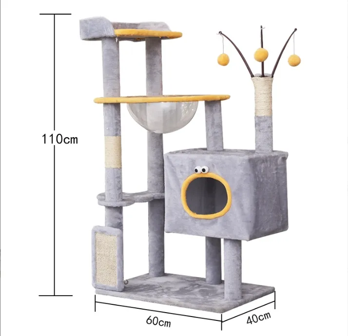 Fabrikverkauf Baum-Turm-Raster Couchrückseite elektronisches interaktives Katzenspielzeug