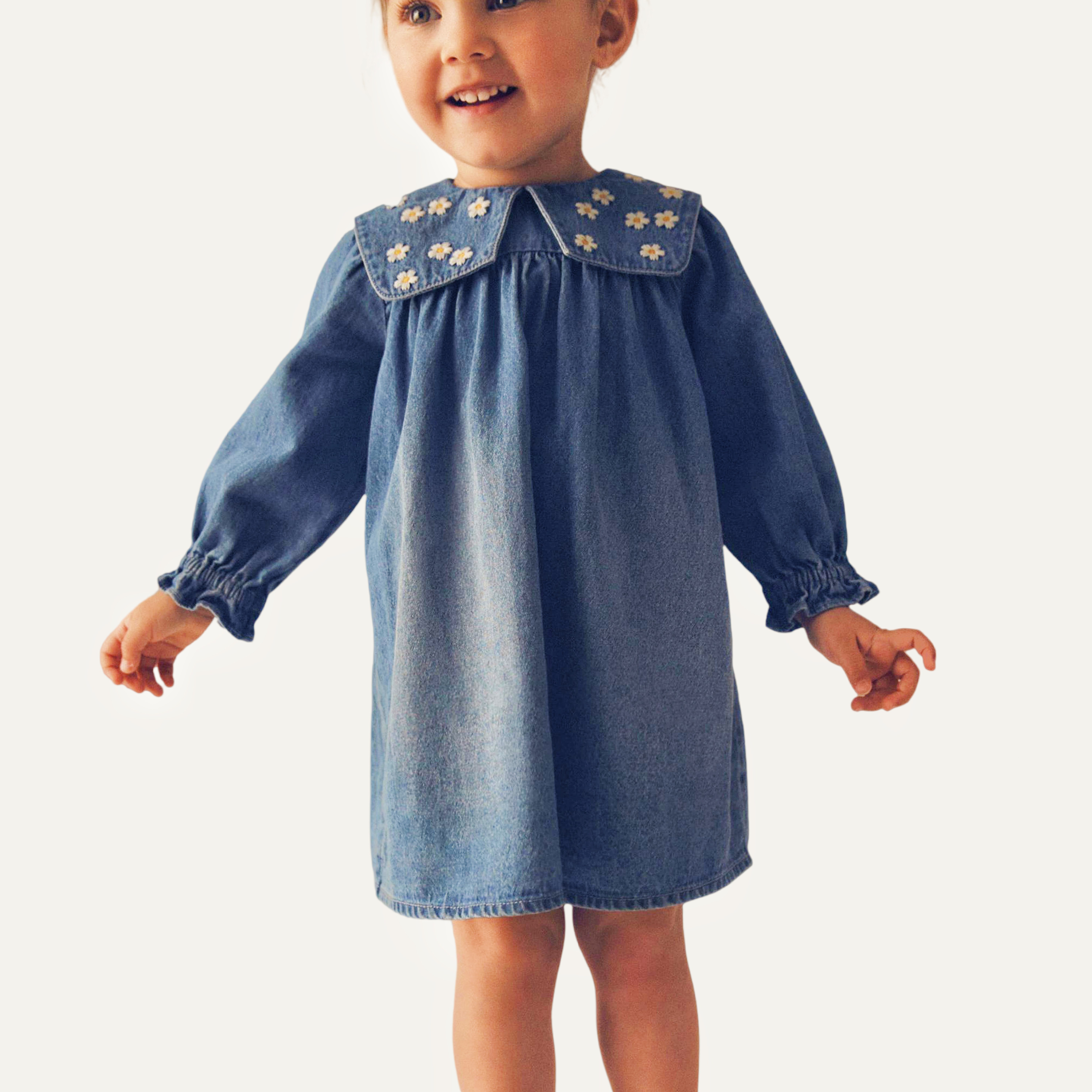 white christmas dresses Honey Summer Denim Dress main image 1