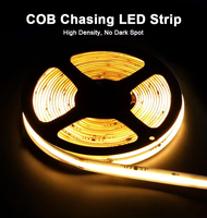 24 В RA90 WS2811 COB водяная Светодиодная лента, 576LED Адресуемая Гибкая 2811 лента для гоночной ленты