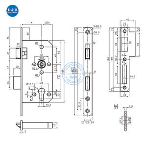 נירוסטה 304 פנימי מסחרי נעילת חירום בריחה דלת לגרז נעילה - Product Image 6
