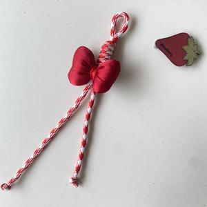 พวงกุญแจโบว์หลากสีสันน่ารัก พร้อมสายคล้องโทรศัพท์และจี้ห้อยกระเป๋าสำหรับสาวๆ - Product Image 4