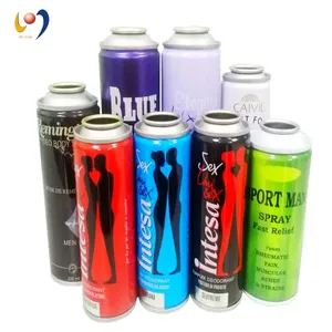 Hot Sale Empty Tinplate Aerosol Tin Cans Metal tin can for Body Care Slash