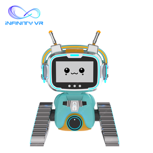 Simulatore VR per Bambini <span class=keywords><strong>con</strong></span> Design Robotico, Macchina da Gioco Arcade Interattiva a 2 Posti per Centri Commerciali e Parchi a Tema - Product Image 2