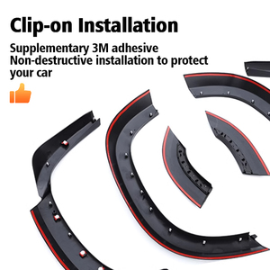 Nouvelle innovation, élargisseurs d'ailes en ABS avec lampe, extension d'arche de roue pour <span class=keywords><strong>Land</strong></span> Rover Defender 110 - Product Image 5