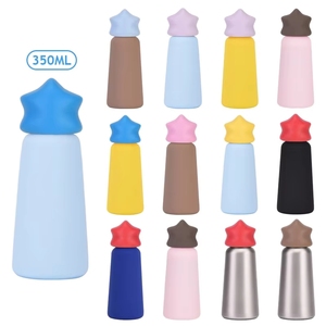 Nuevo Modelo 2026, Taza Aislada al Vacío de Acero Inoxidable 316 de 500 ml, Diseño de <span class=keywords><strong>Estrella</strong></span>, Botella de Agua Deportiva Portátil para Niños - Product Image 3