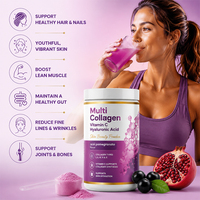 Support OEM ODM pour la santé des cheveux et des ongles : Biotine, Multi Collagène Peptides, Vitamine C, Acide Hyaluronique en poudre