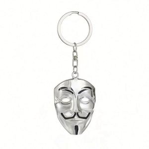 Porte-clés tendance en alliage de zinc personnalisé, motif masque de clown, accessoire de film, pendentif pour sac à dos, cadeau - Product Image 2