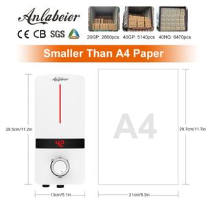 ABS เครื่องทำน้ำร้อนไฟฟ้าไร้ถังแสดงอุณหภูมิหน้าจอกันน้ำกระเด็น - Product Image 3