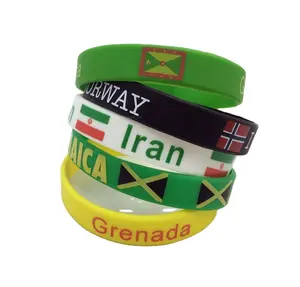 Personalised silicone wristbands bracelet for promotional gifts