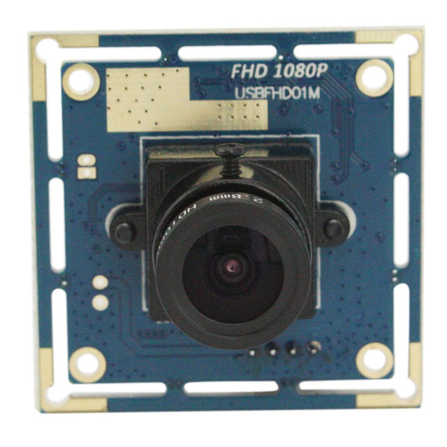 Full HD 2MP CMOS OV2710 Color 1080p Usb Webcam with 2.8mm Lens for Android Linux Windows Robot ATM Kiosk ELP-USBFHD01M-L28