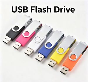 Memoria USB 2.0 Giratoria de Metal con Logotipo Personalizado, Unidades de 128 MB a 32 GB, Personalizadas para Computadora Portátil - Product Image 2