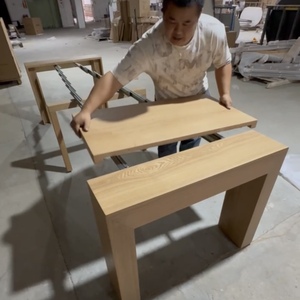 <span class=keywords><strong>Table</strong></span> de salle à manger américaine en <span class=keywords><strong>bois</strong></span>, extensible et coulissante, pour 4, 6, <span class=keywords><strong>8</strong></span> ou 14 <span class=keywords><strong>personnes</strong></span> - Product Image 4