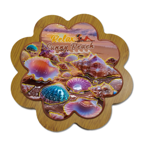 <span class=keywords><strong>Sottopentola</strong></span> Personalizzabile con Stampa UV 3D Dorata <span class=keywords><strong>in</strong></span> Rilievo, Souvenir <span class=keywords><strong>in</strong></span> Bambù e <span class=keywords><strong>Ceramica</strong></span>, <span class=keywords><strong>Sottopentola</strong></span> per Sublimazione - Product Image 5