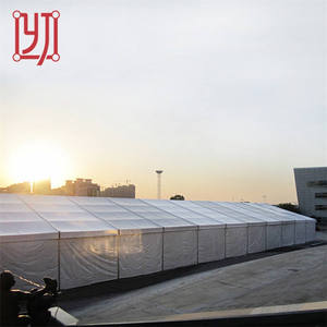 เต็นท์คลังสินค้าสำเร็จรูปหลังคาผ้าพีวีซี ขนาด 10x20 20x30 30x60 เมตร - Product Image 6