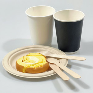 Tasses à café jetables biodégradables à double paroi de qualité alimentaire <span class=keywords><strong>ECOLIFE</strong></span> 100% avec impression personnalisable et échantillons gratuits - Product Image 5